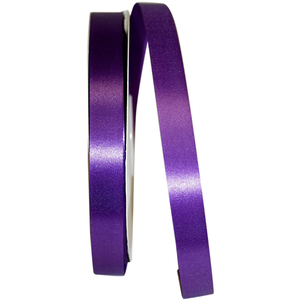 Purple 5 8 Inch Satin Cooler Ribbon for Wreaths & Bows