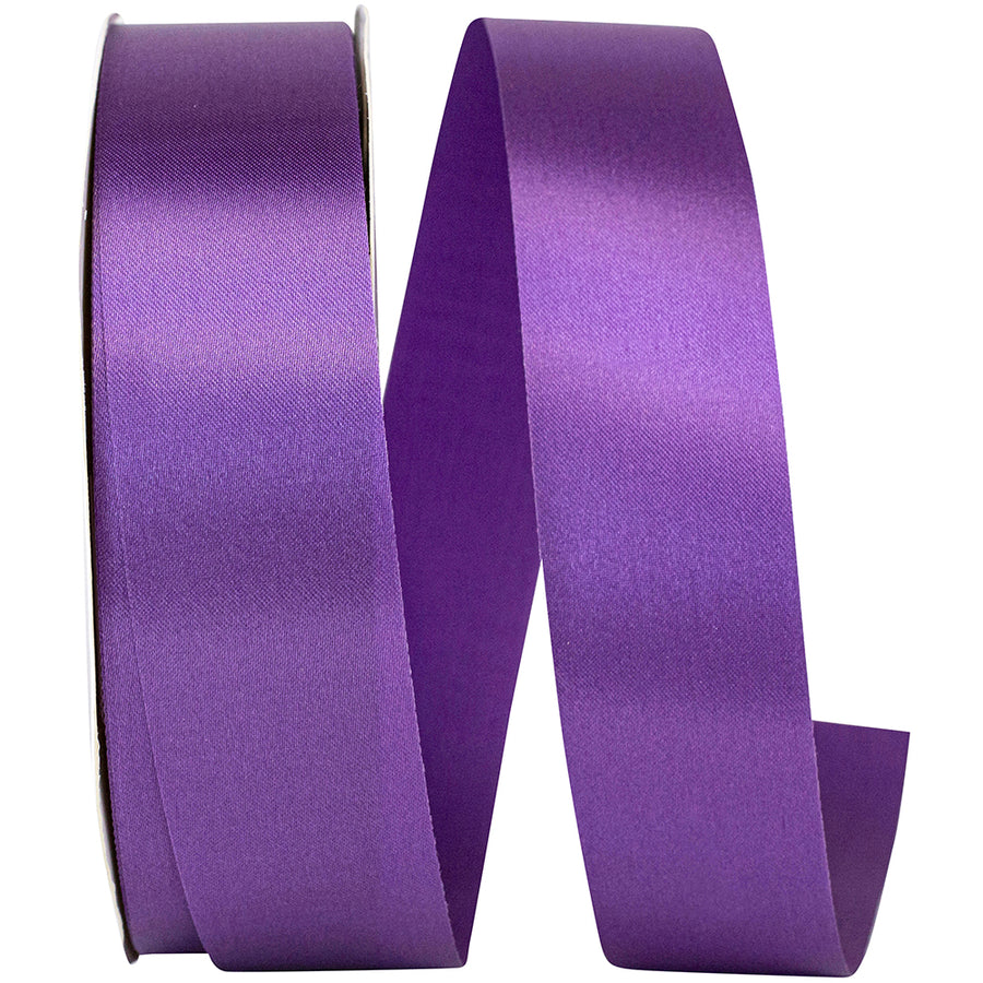 Purple 1-3 8 Inch Satin Cooler Ribbon for Wreaths & Bows