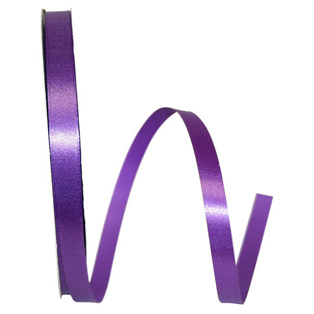 Purple 3 8 Inch Satin Cooler Ribbon for Wreaths & Bows