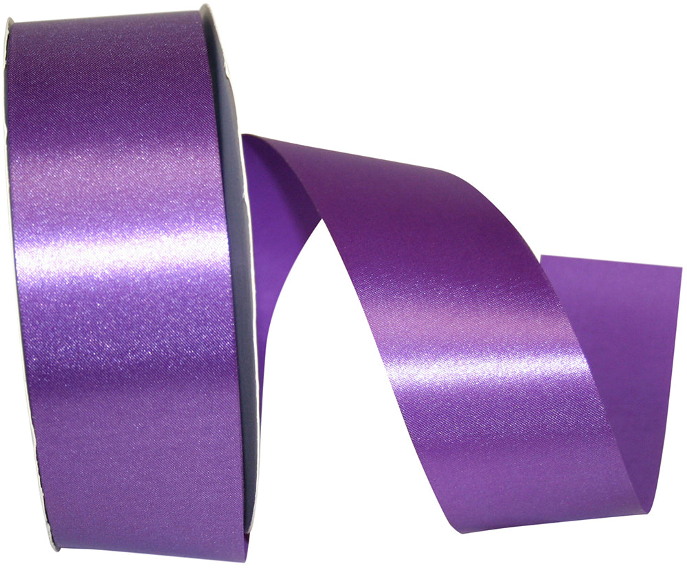 Purple 1-7 8 Inch Satin Cooler Ribbon for Wreaths & Bows