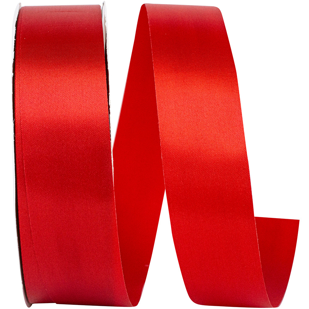 Red 1-3 8 Inch Satin Cooler Ribbon for Wreaths & Bows
