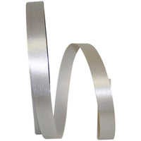 Silver 5 8 Inch Satin Cooler Ribbon for Wreaths & Bows