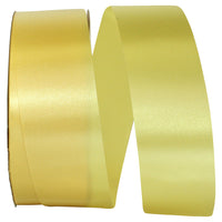 Yellow 1-7 8 Inch Satin Cooler Ribbon for Wreaths & Bows