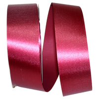 Burgundy Satin Cooler Ribbon 1-7/8 Inch for Wreaths