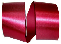 Burgundy Satin Cooler Ribbon 2-1/2 Inch for Wreaths