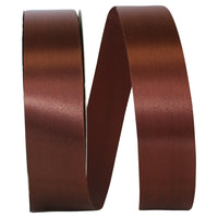 Brown 1-3 8 Inch Satin Cooler Ribbon for Wreaths & Bows