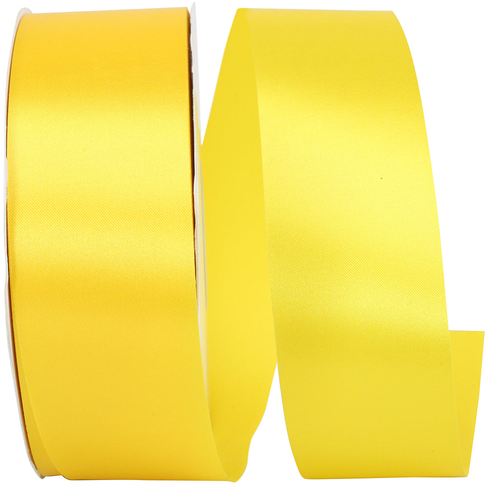 Sunshine 1-7 8 Inch Satin Cooler Ribbon for Wreaths & Bows