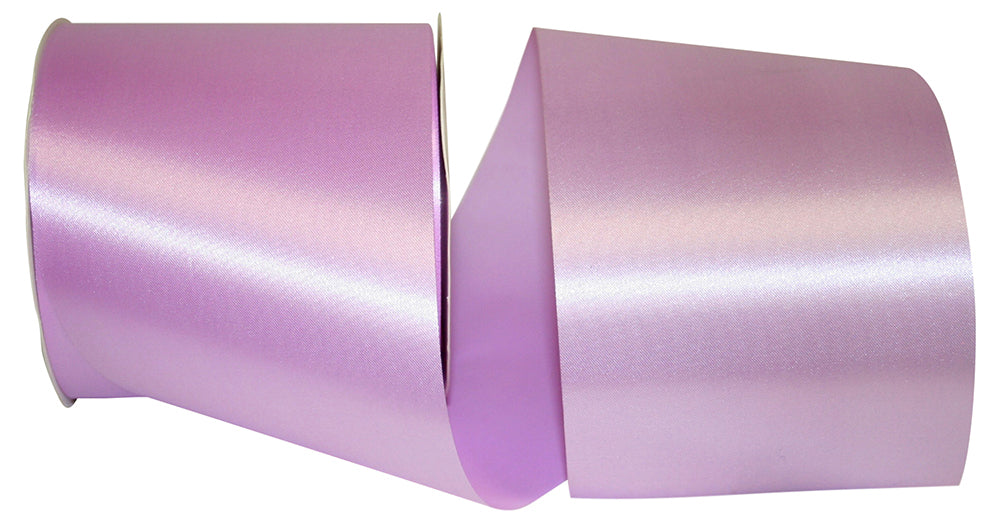 Lavender 4 Inch Satin Cooler Ribbon for Wreaths & Bows