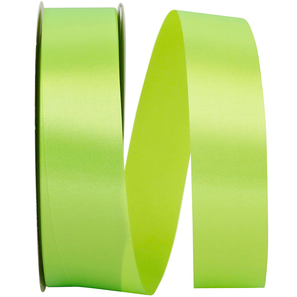 Citrus 1-3 8 Inch Satin Cooler Ribbon for Wreaths & Bows