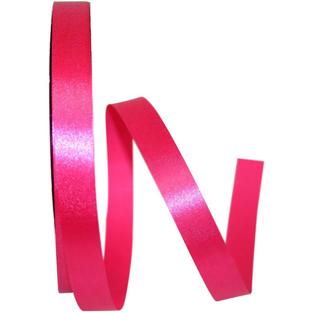 Cyclamen 5 8 Inch Satin Cooler Ribbon for Wreaths & Bows
