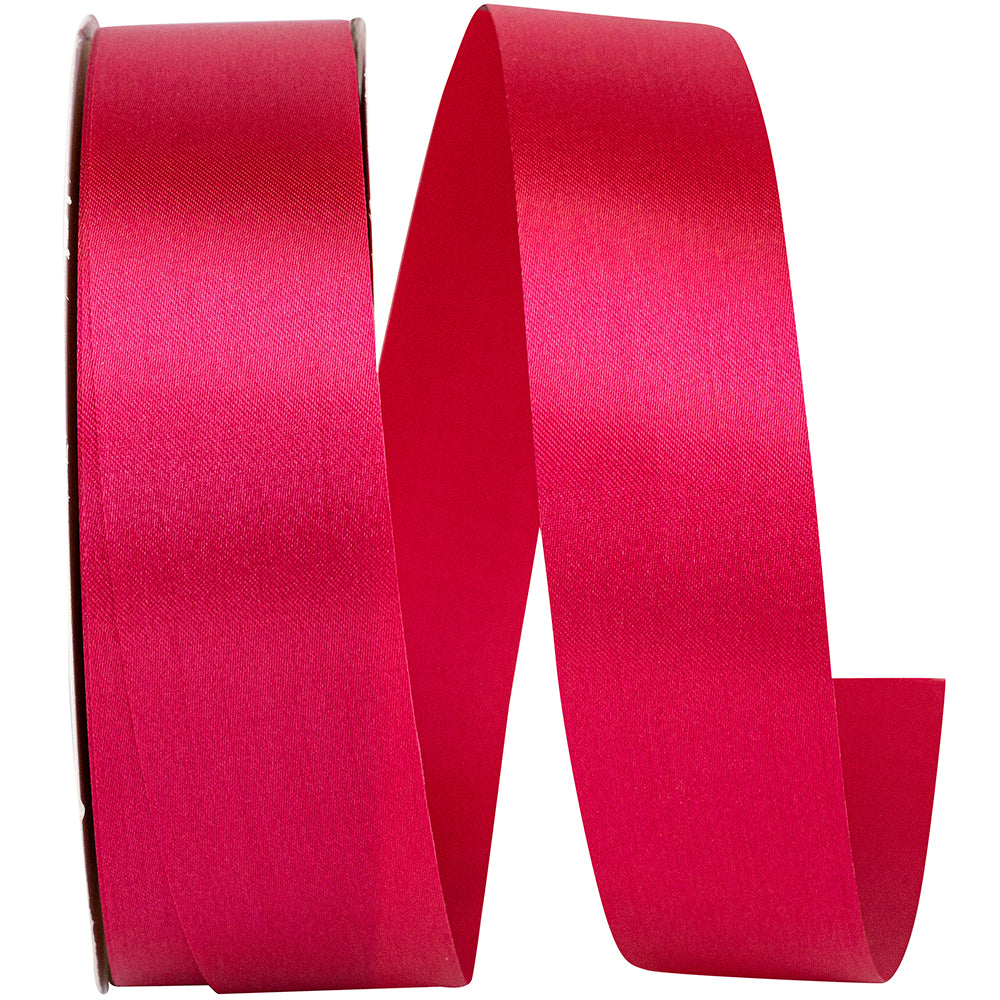 Cyclamen 1-3 8 Inch Satin Cooler Ribbon for Wreaths & Bows