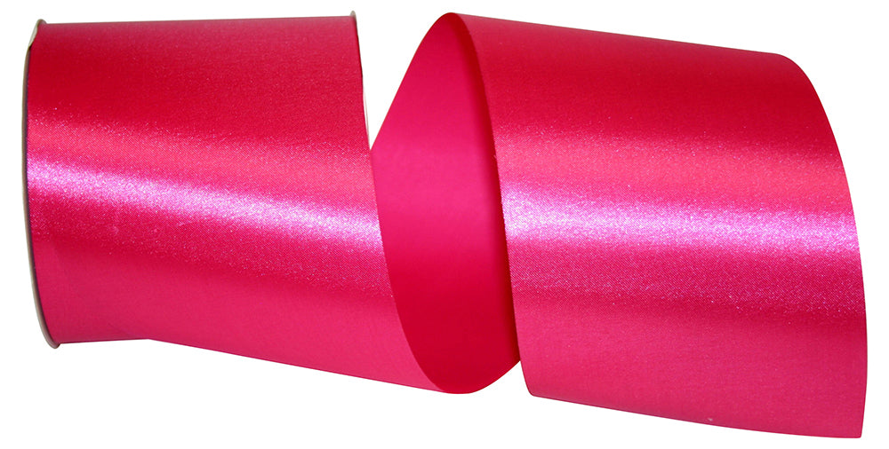 Cyclamen 4 Inch Satin Cooler Ribbon for Wreaths & Bows
