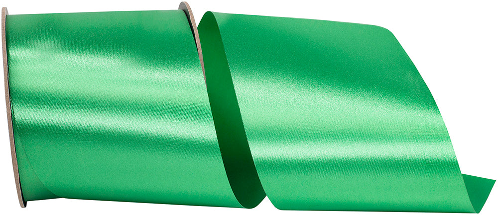 Kelly 4 Inch Satin Cooler Ribbon for Wreaths & Bows
