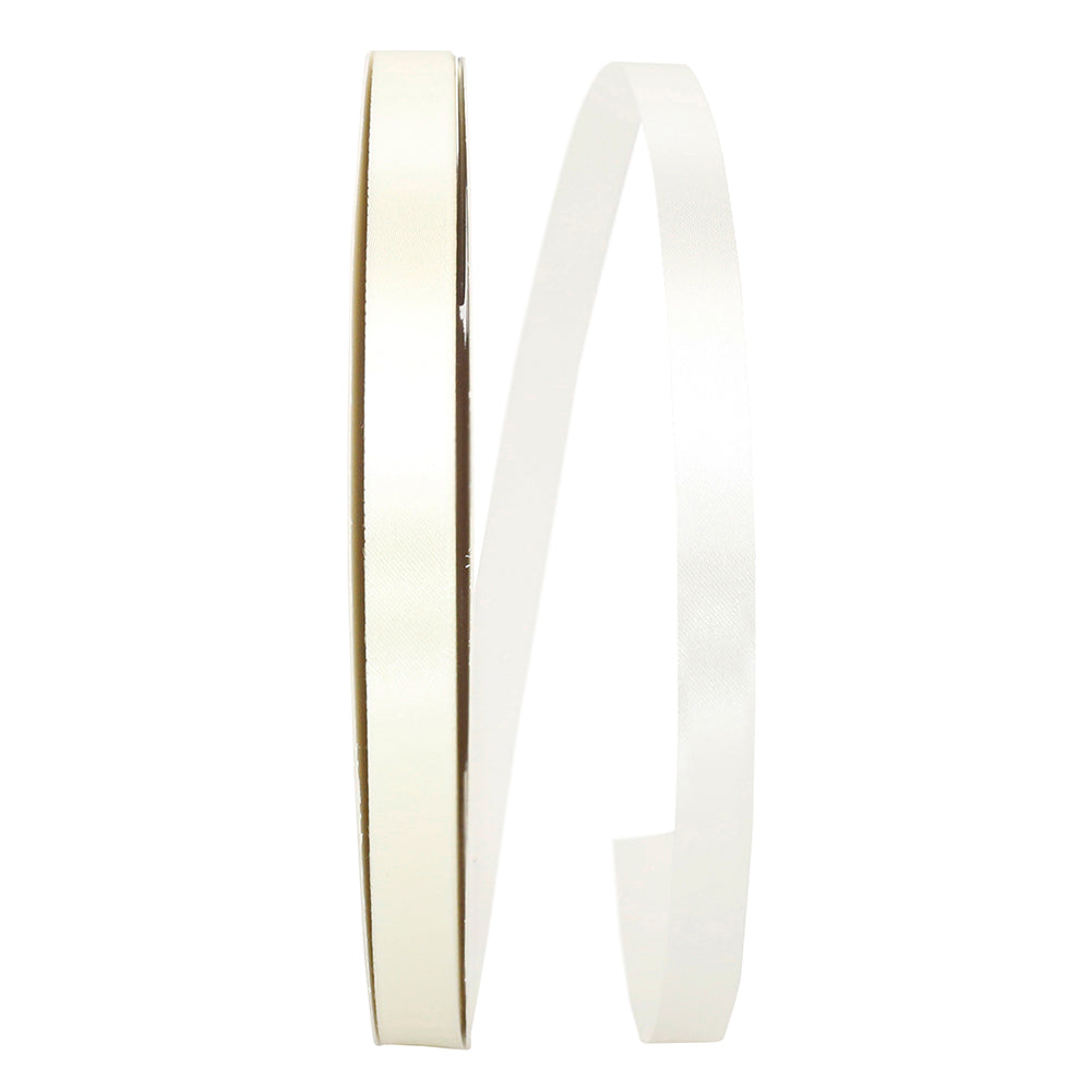 Ivory 3 8 Inch Satin Cooler Ribbon for Wreaths & Bows
