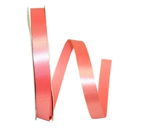 Coral 5 8 Inch Satin Cooler Ribbon for Wreaths & Bows