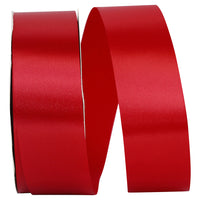 Scarlet Satin Cooler Ribbon 1-7/8 Inch for Wreaths