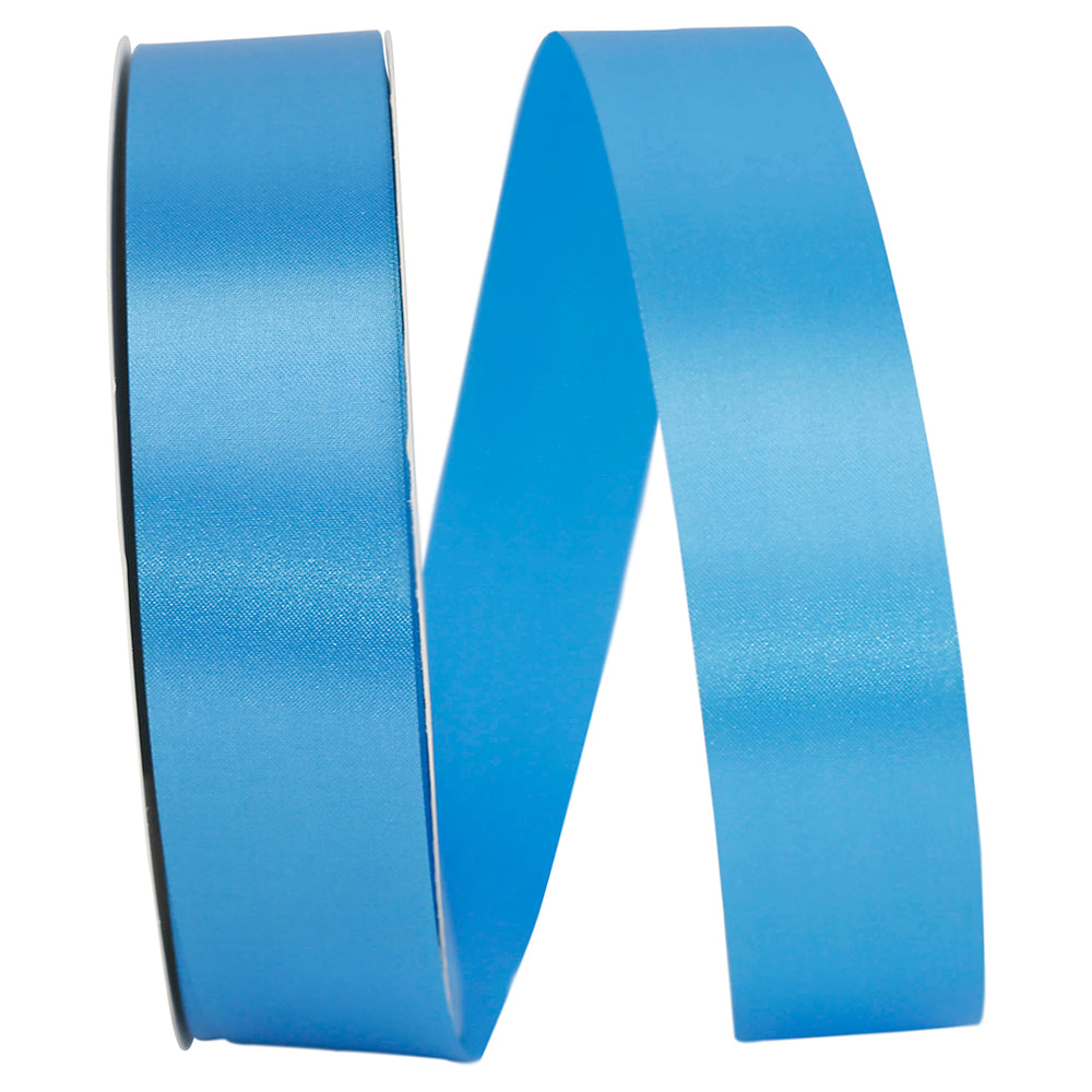 Turquoise Satin Cooler Ribbon 1-3/8 Inch for Wreaths