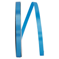 Turquoise Satin Cooler Ribbon 3/8 Inch for Wreaths