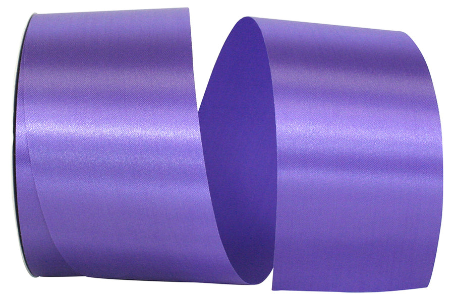 Grape 2-1 2 Inch Satin Cooler Ribbon for Wreaths & Bows