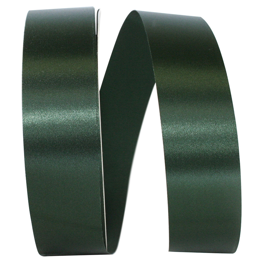 Hunter 1-3 8 Inch Satin Cooler Ribbon for Wreaths & Bows