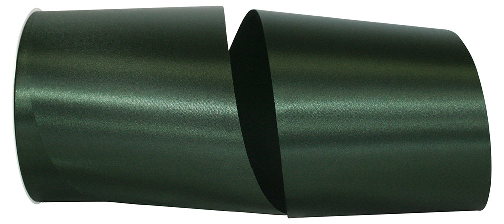 Hunter 4 Inch Satin Cooler Ribbon for Wreaths & Bows
