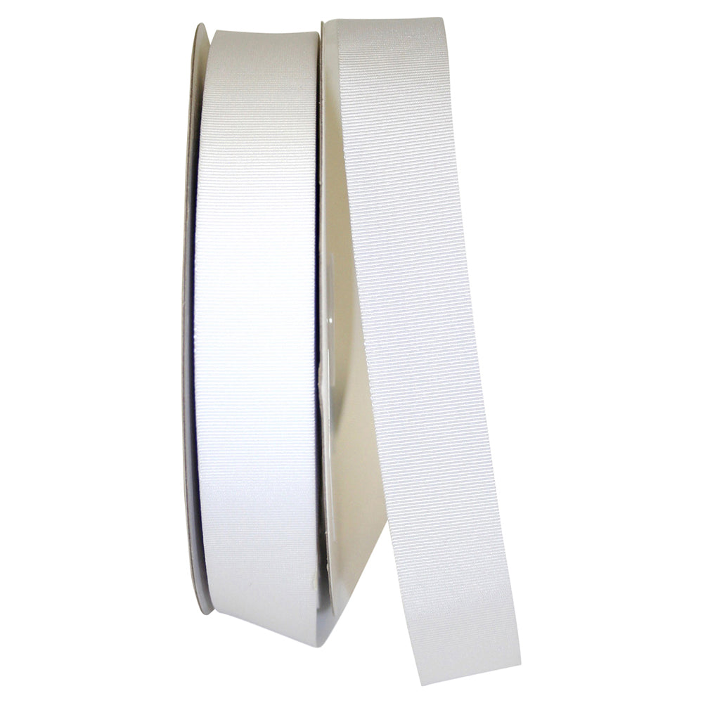 White 1 Inch Nylon Tape Ribbon for Wreaths & Bows