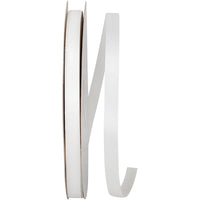 White 3 8 Inch Aqua Satin Cooler Ribbon for Wreaths & Bows