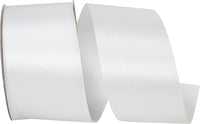 White 2-1 2 Inch Aqua Satin Cooler Ribbon for Wreaths & Bows