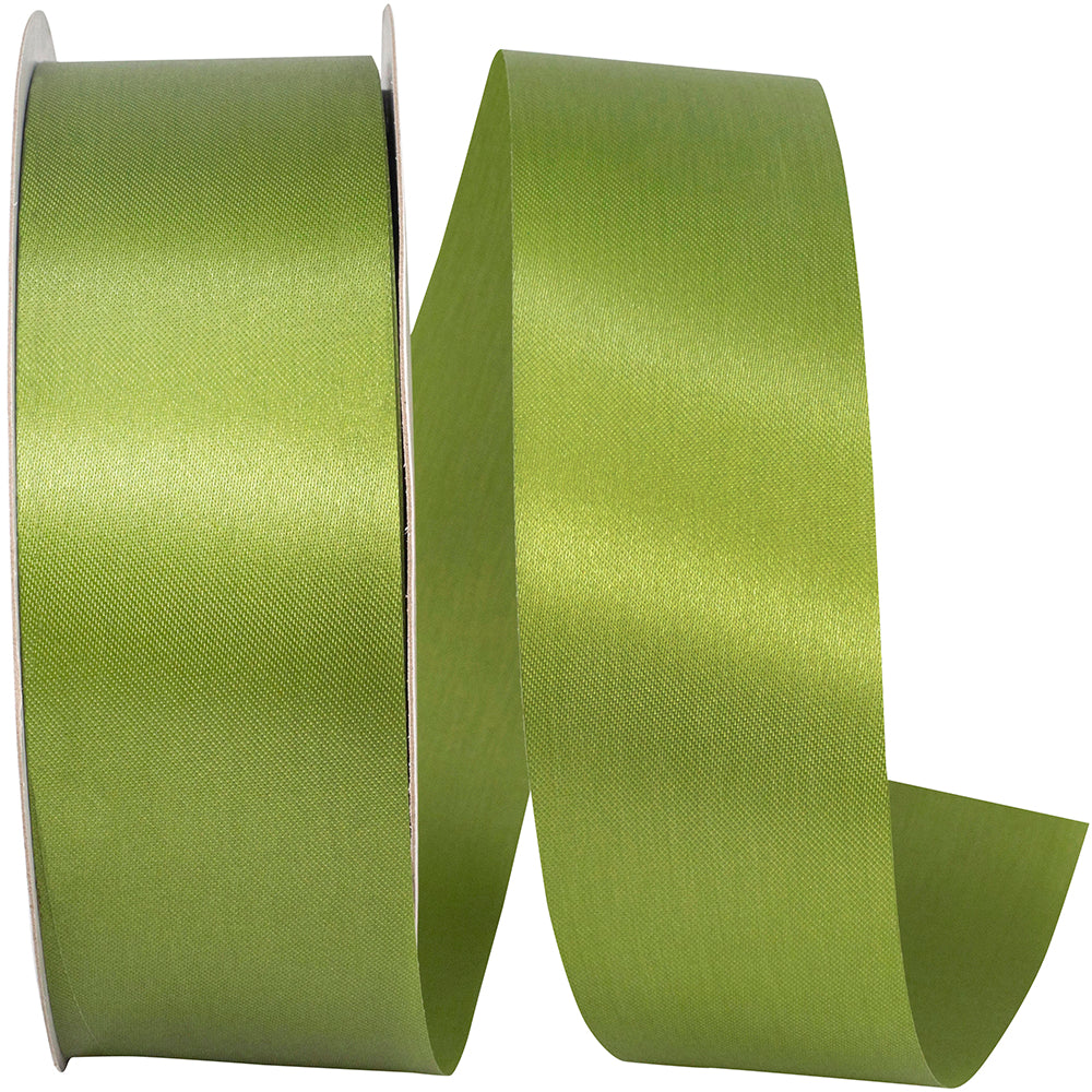Moss 1-7 8 Inch Aqua Satin Cooler Ribbon for Wreaths & Bows