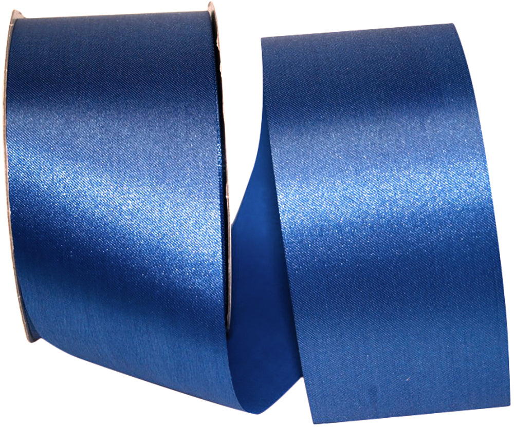 Royal 2-1 2 Inch Aqua Satin Cooler Ribbon for Wreaths & Bows