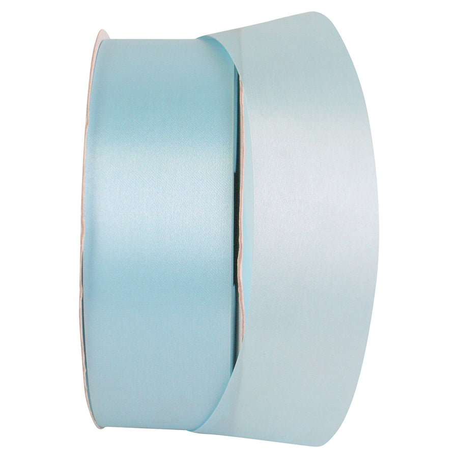 Blue 1-7 8 Inch Aqua Satin Cooler Ribbon for Wreaths & Bows