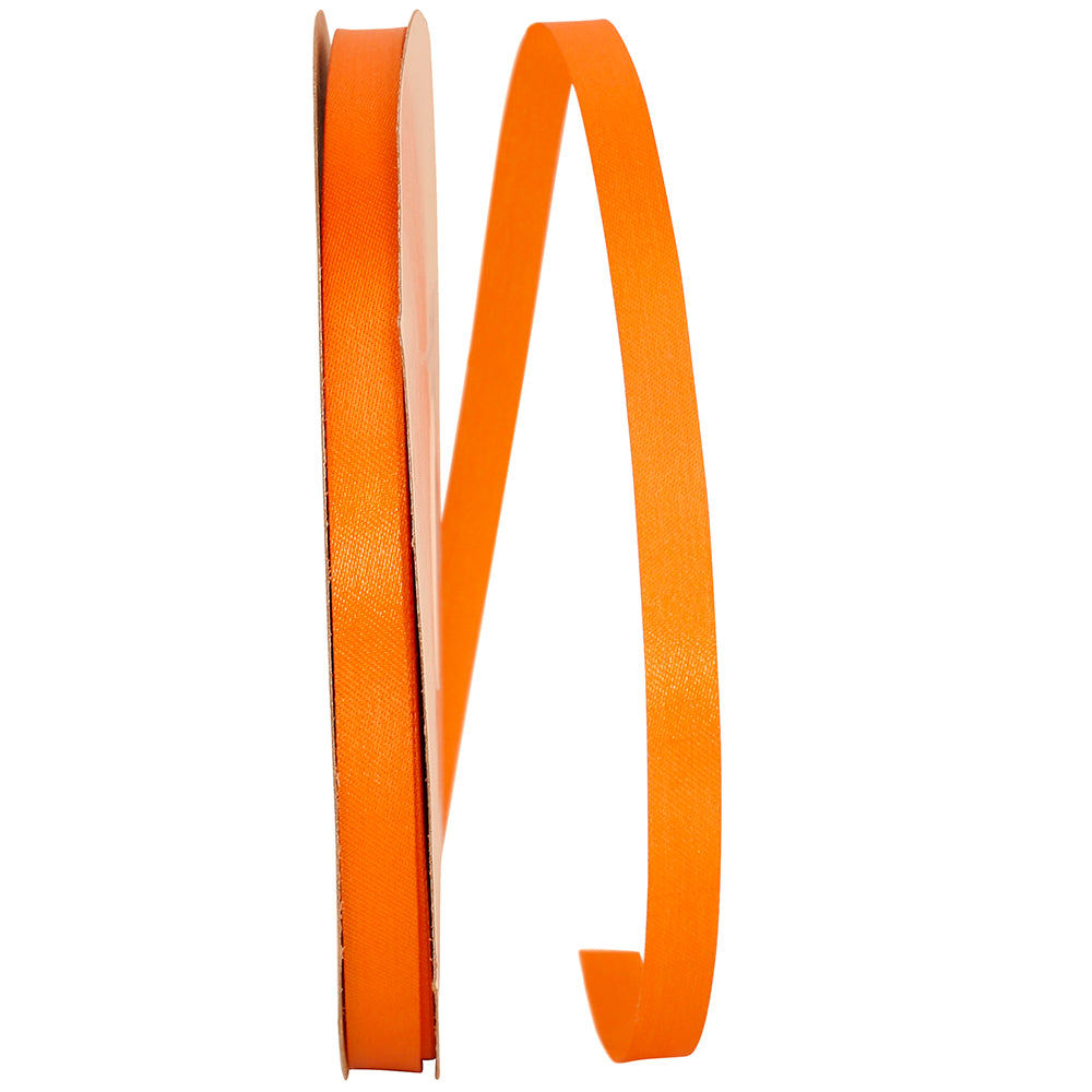 Orange 3 8 Inch Aqua Satin Cooler Ribbon for Wreaths & Bows