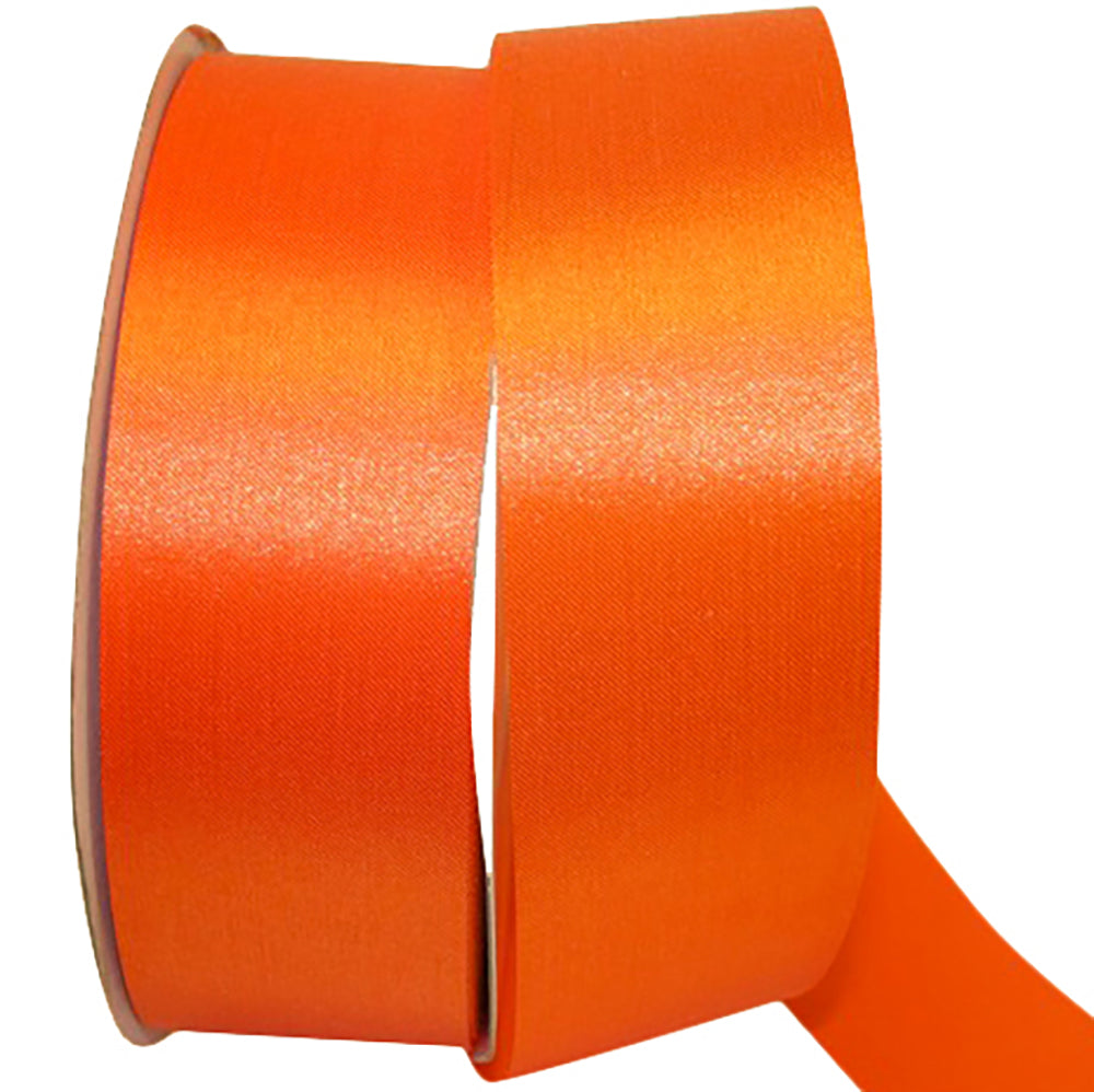 Orange 1-7 8 Inch Aqua Satin Cooler Ribbon for Wreaths & Bows
