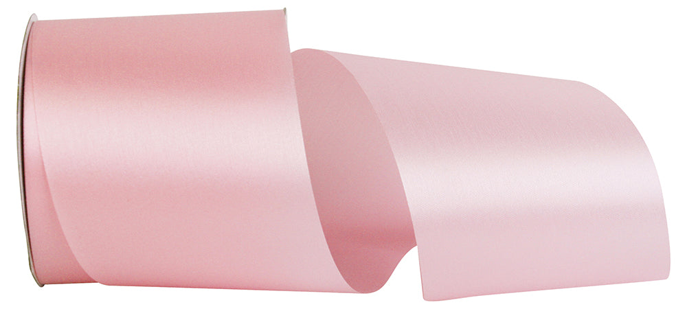 Pink 4 Inch Aqua Satin Cooler Ribbon for Wreaths & Bows