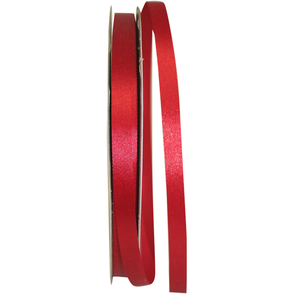 Red 3 8 Inch Aqua Satin Cooler Ribbon for Wreaths & Bows