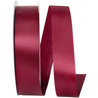 Burgundy Aqua Satin Cooler Ribbon 1-3/8 Inch for Bows