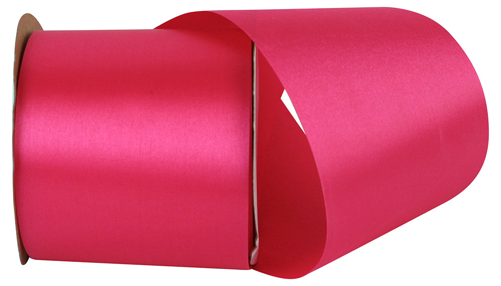 Cyclamen 4 Inch Aqua Satin Cooler Ribbon for Wreaths & Bows