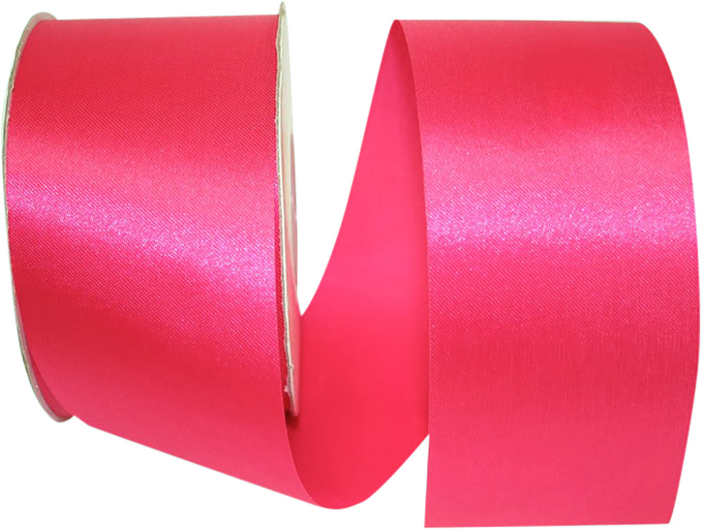 Cyclamen 2-1 2 Inch Aqua Satin Cooler Ribbon for Wreaths & Bows