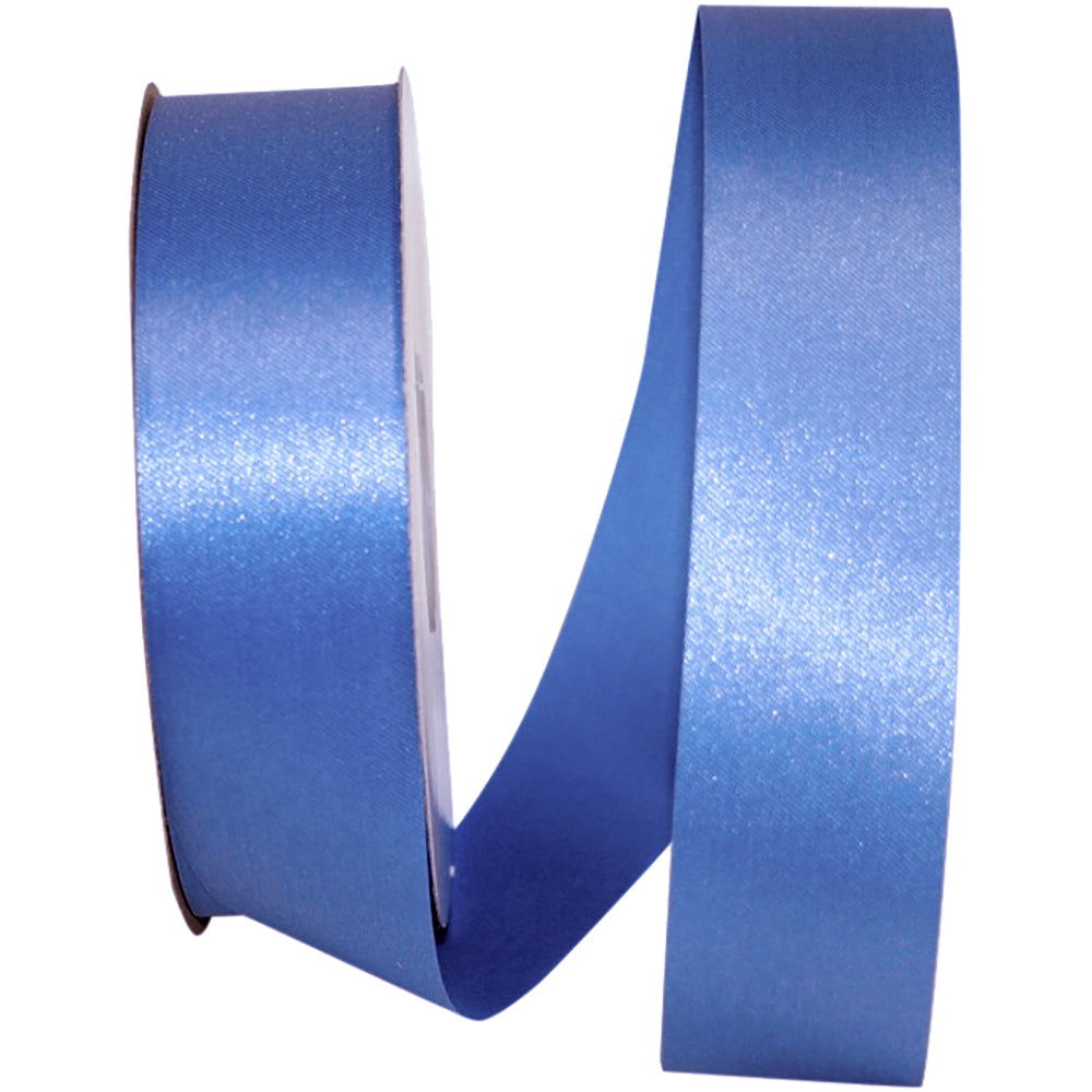 French 1-3 8 Inch Aqua Satin Cooler Ribbon for Wreaths & Bows