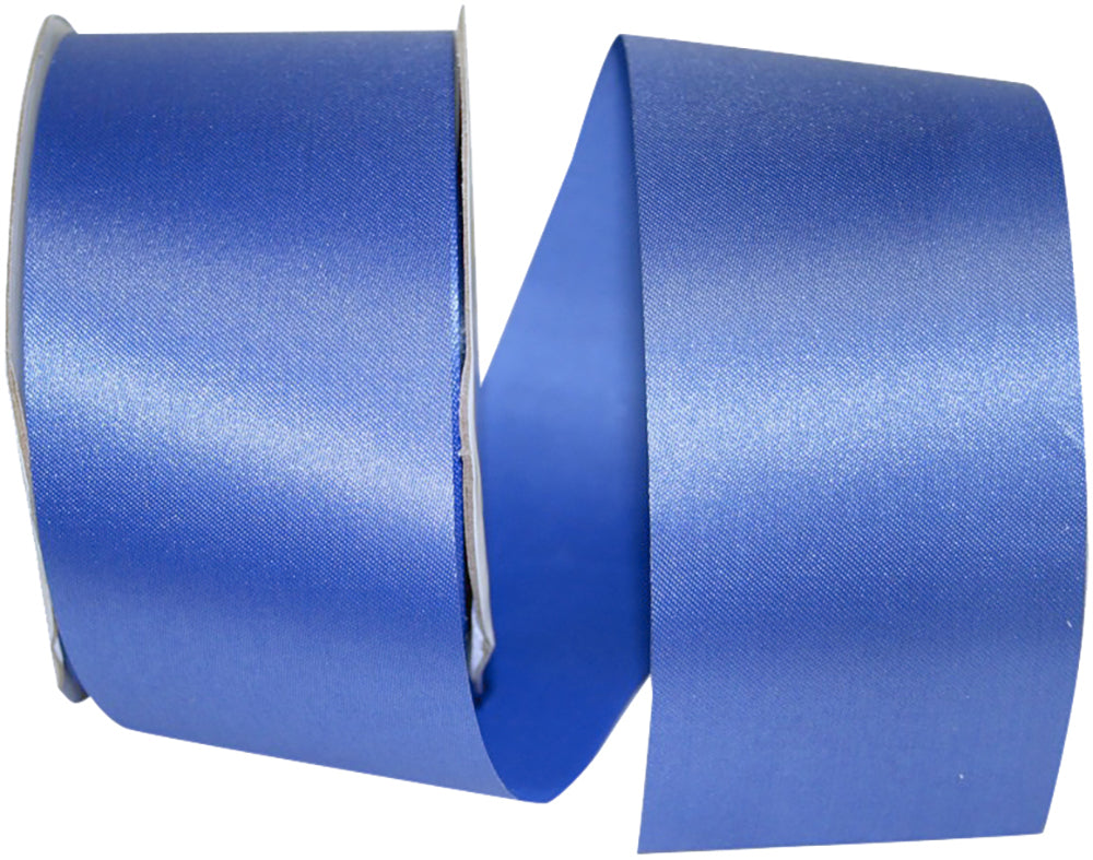 French 2-1 2 Inch Aqua Satin Cooler Ribbon for Wreaths & Bows