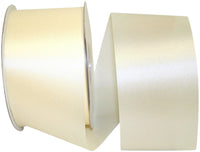 Eggshell 2-1 2 Inch Aqua Satin Cooler Ribbon for Wreaths & Bows