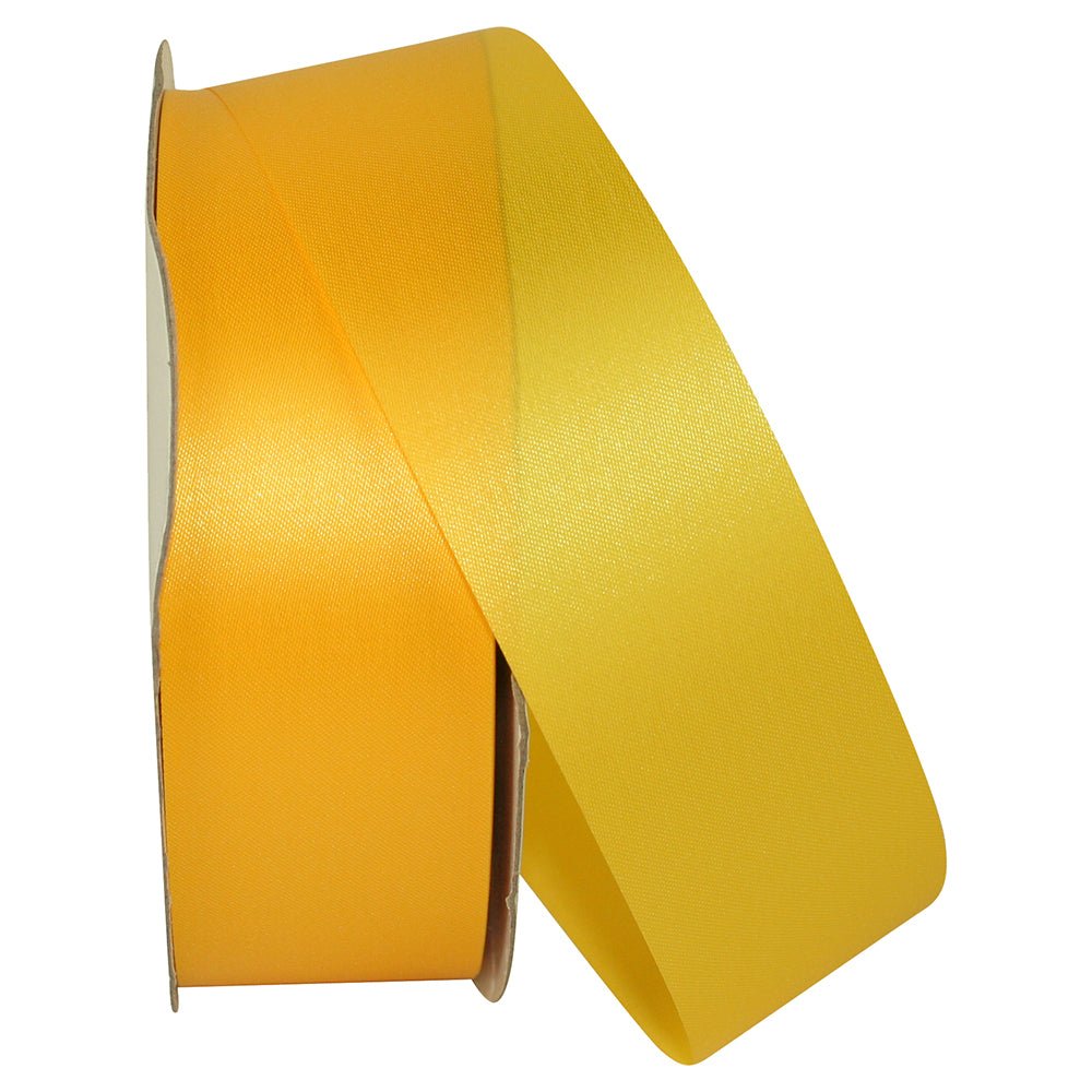 Yellow 1-7 8 Inch Aqua Satin Cooler Ribbon for Wreaths & Bows