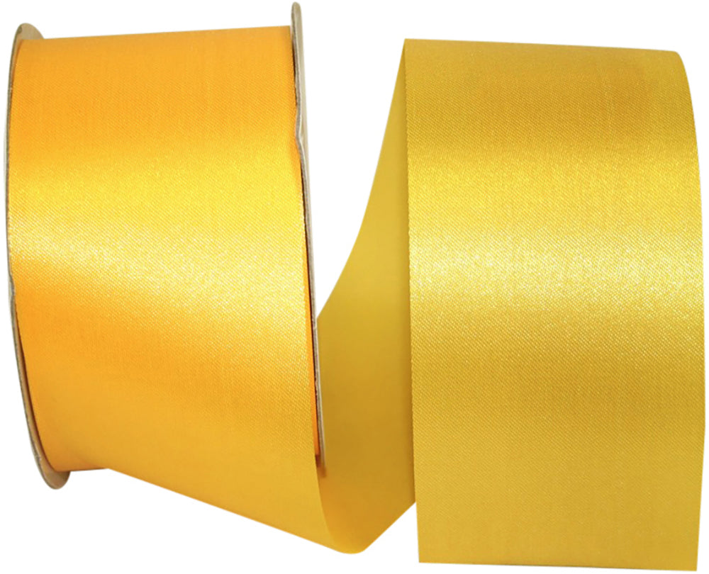 Yellow 2-1 2 Inch Aqua Satin Cooler Ribbon for Wreaths & Bows