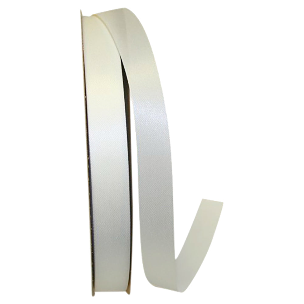 Ivory 5 8 Inch Aqua Satin Cooler Ribbon for Wreaths & Bows