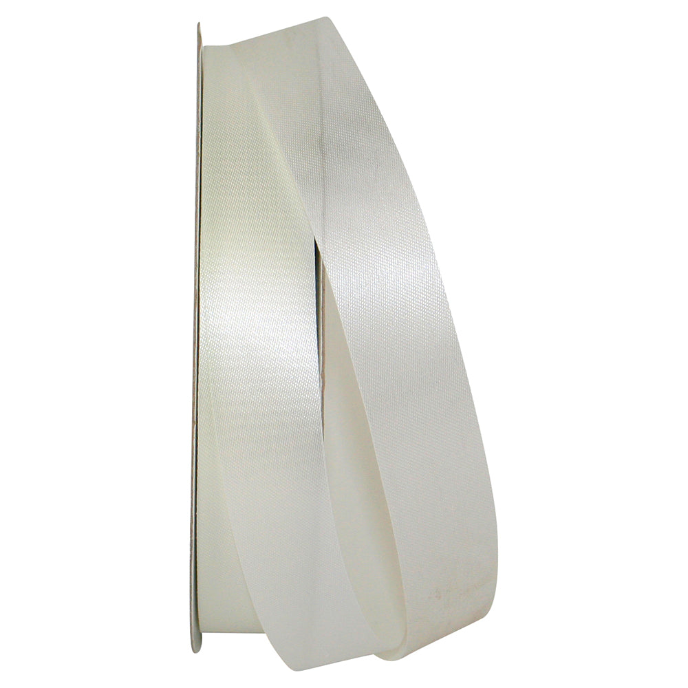 Ivory 7 8 Inch Aqua Satin Cooler Ribbon for Wreaths & Bows