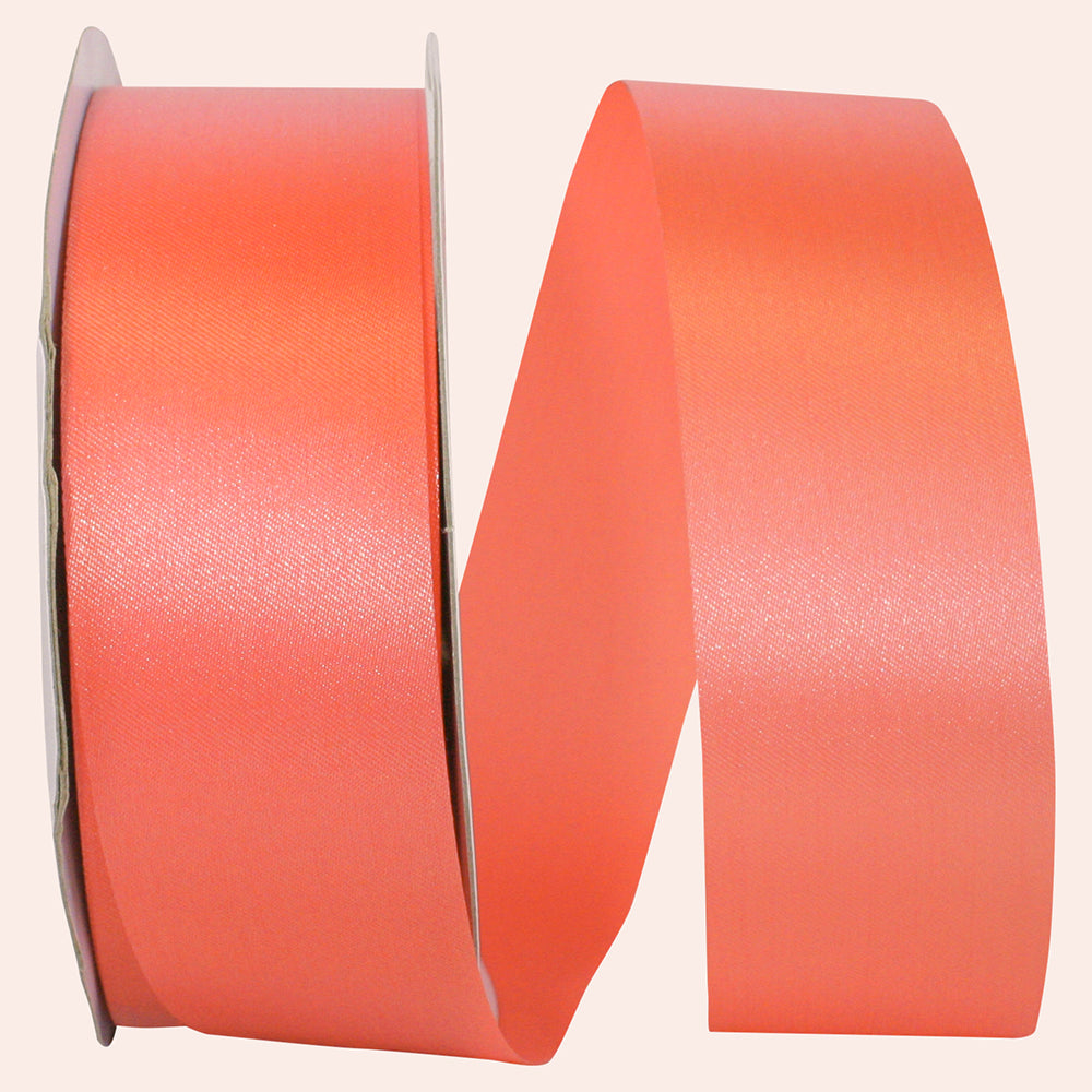 Coral 1-7 8 Inch Aqua Satin Cooler Ribbon for Wreaths & Bows