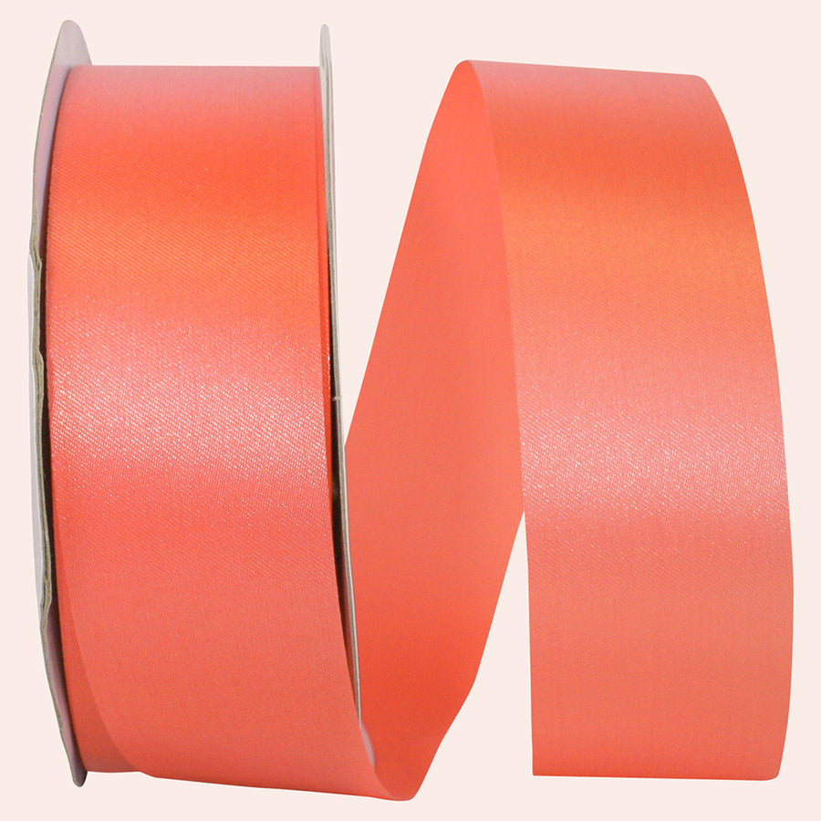 Coral 1-7 8 Inch Aqua Satin Cooler Ribbon for Wreaths & Bows