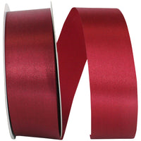 Aqua Satin Cooler Ribbon 1-7/8 Inch Scarlet for Wreaths