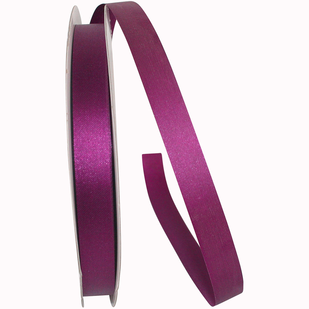 Plum 5 8 Inch Aqua Satin Cooler Ribbon for Wreaths & Bows