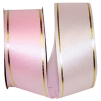 Pink 1-7 8 Inch Bi-Stripe Ribbon for Wreaths & Bows